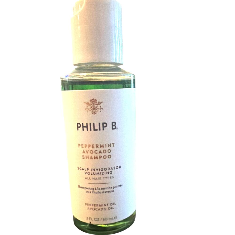Philip B Peppermint Avocado Shampoo 2 oz Travel Size NEW Sealed